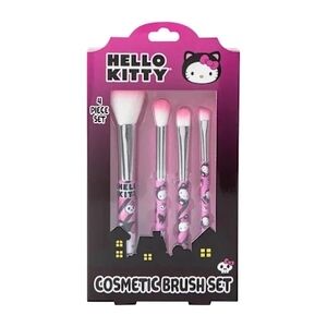 Hello Kitty Pink and Silver Brush Collection
